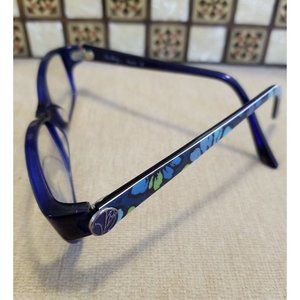 Vera Bradley PAULA Indigo Pop Full Rim 50-16-130 Girls Eyeglass Frames